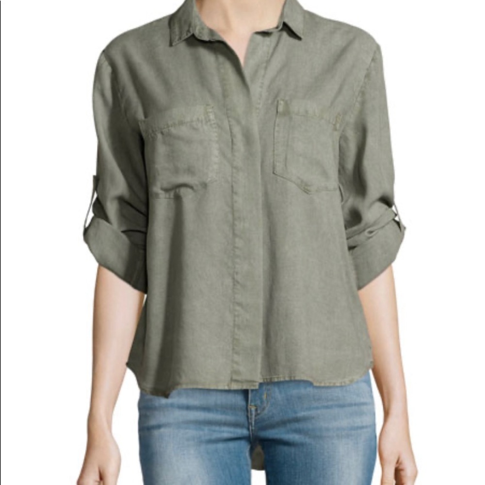 Bella Dahl split back button down